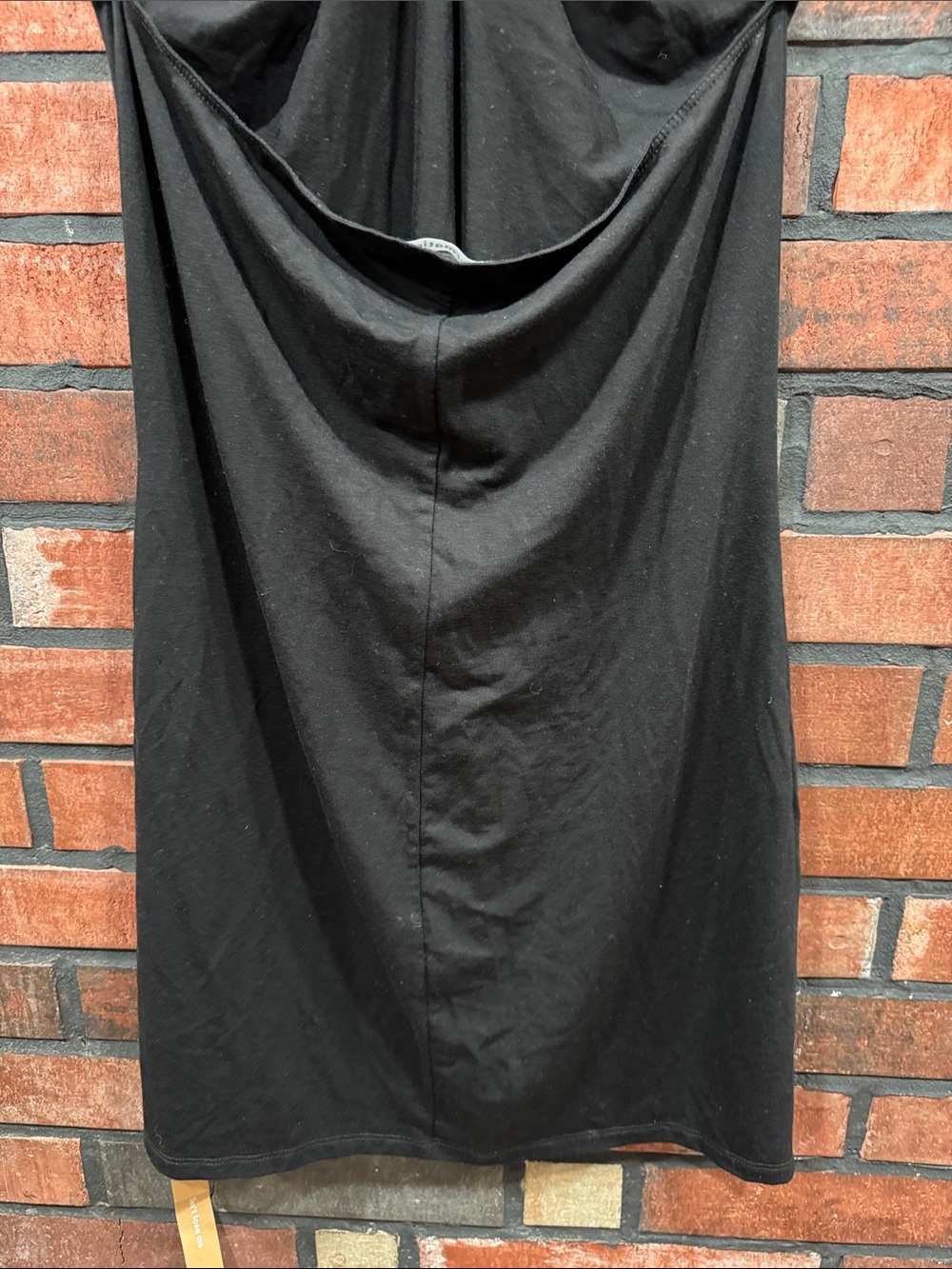 Reformation Ribbed Halter Mini Dress Black - Picture 9 of 11